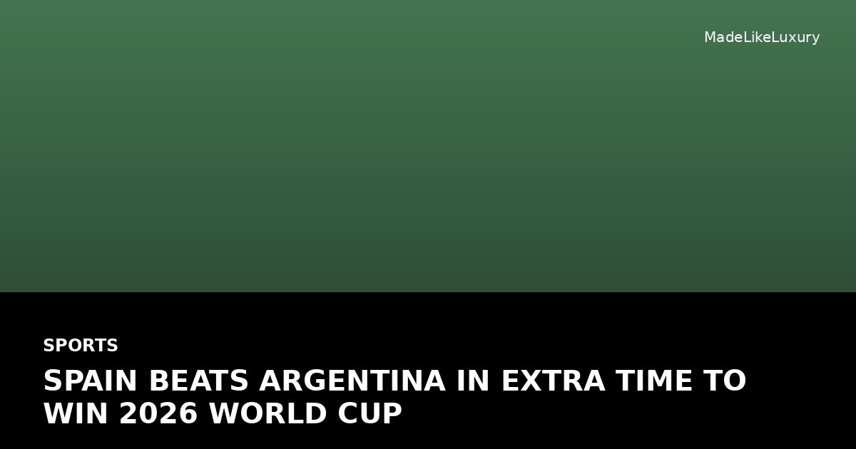 Football stadium at night, representing the 2026 World Cup final